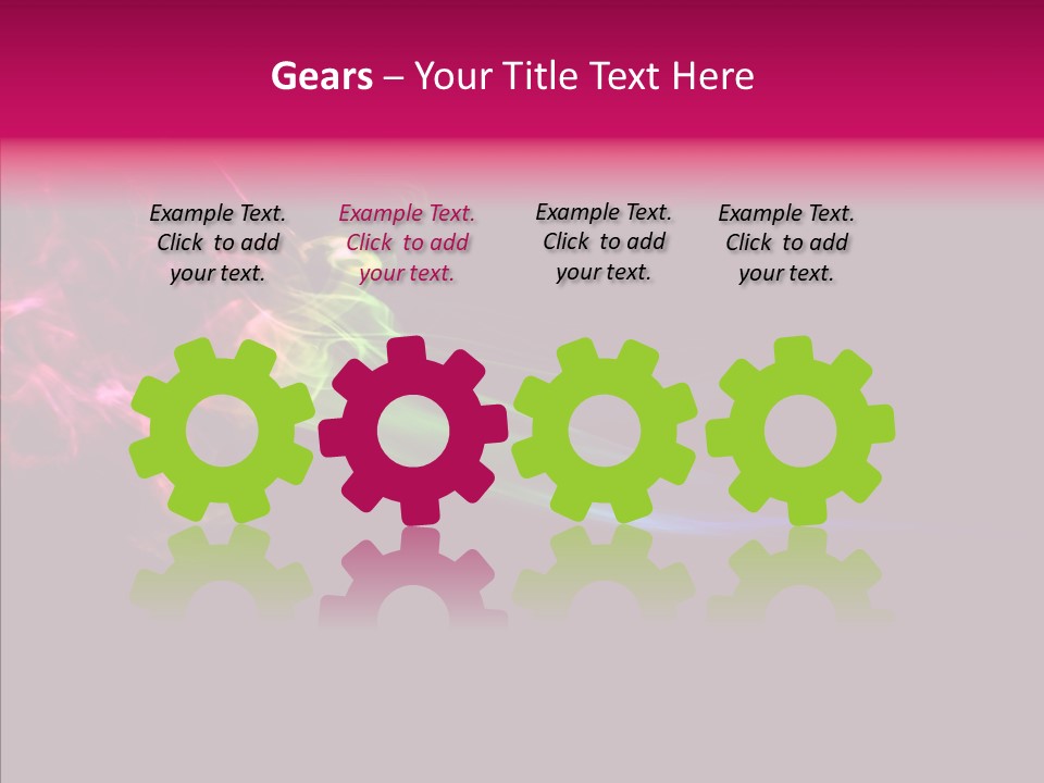 Wave Green Intense PowerPoint Template