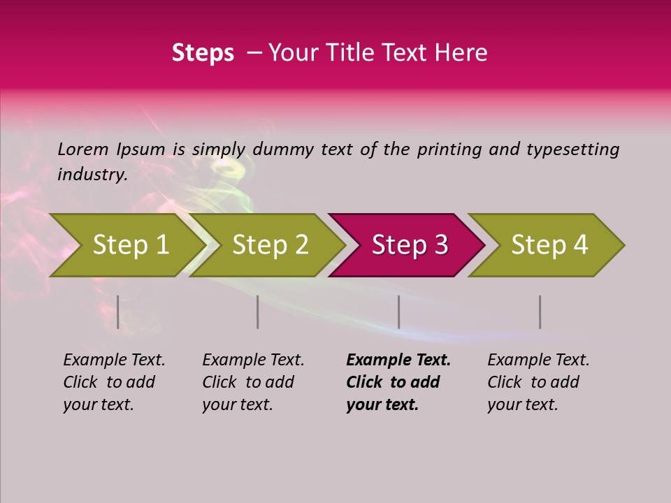 Wave Green Intense PowerPoint Template