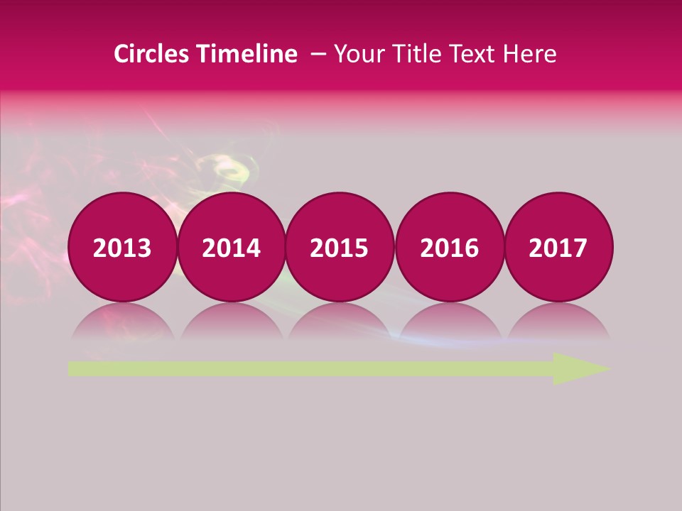 Wave Green Intense PowerPoint Template