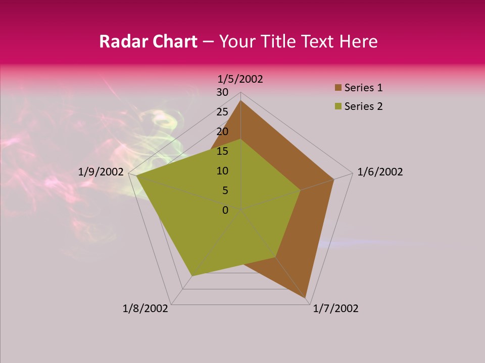 Wave Green Intense PowerPoint Template