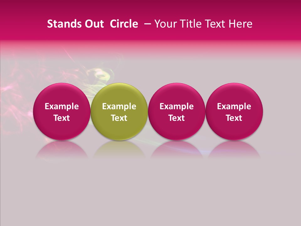 Wave Green Intense PowerPoint Template