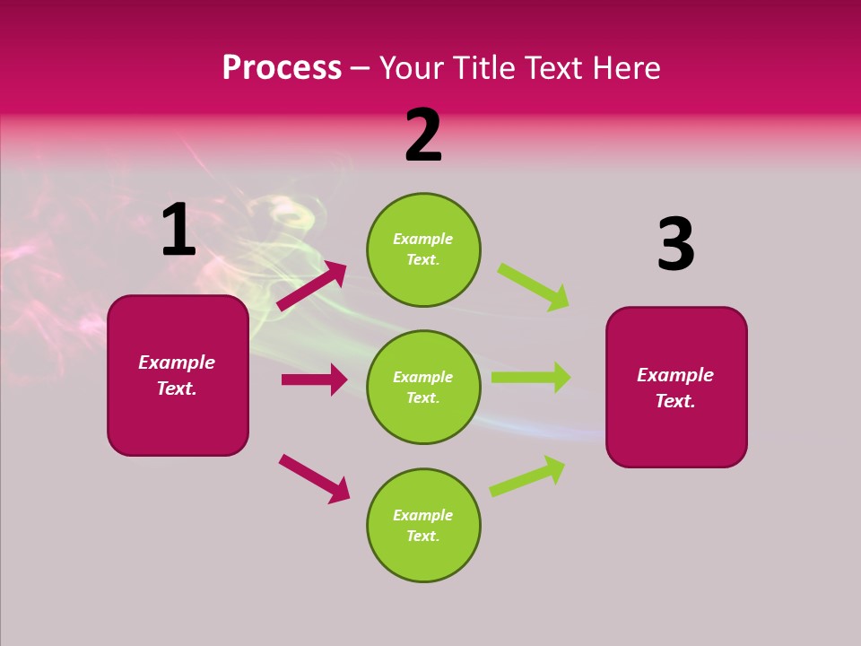 Wave Green Intense PowerPoint Template