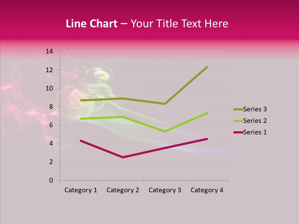 Wave Green Intense PowerPoint Template