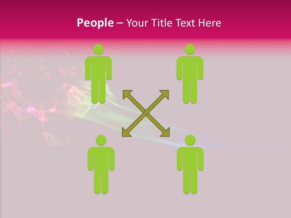 Wave Green Intense PowerPoint Template