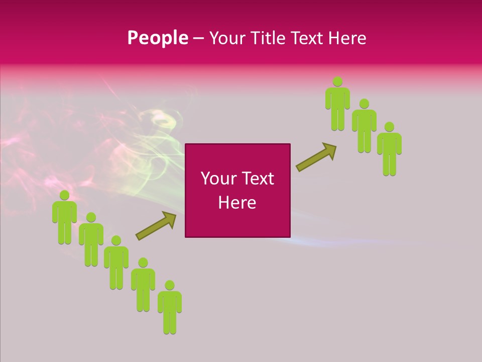 Wave Green Intense PowerPoint Template