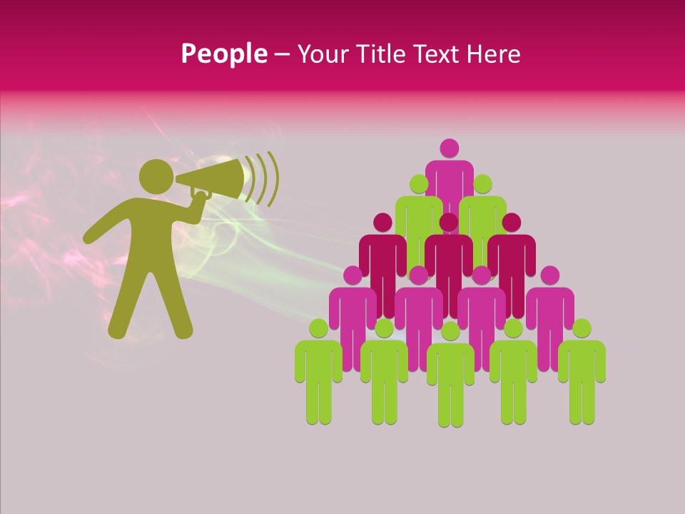 Wave Green Intense PowerPoint Template