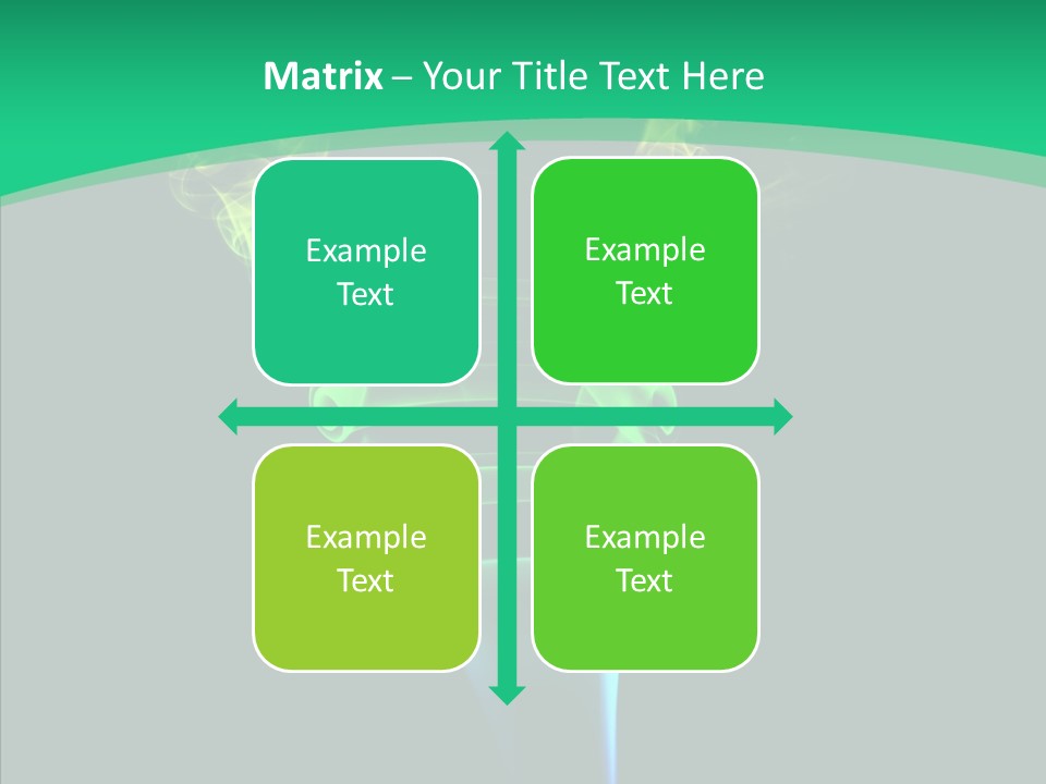 Smoke Shape Flowing PowerPoint Template