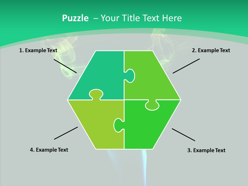 Smoke Shape Flowing PowerPoint Template