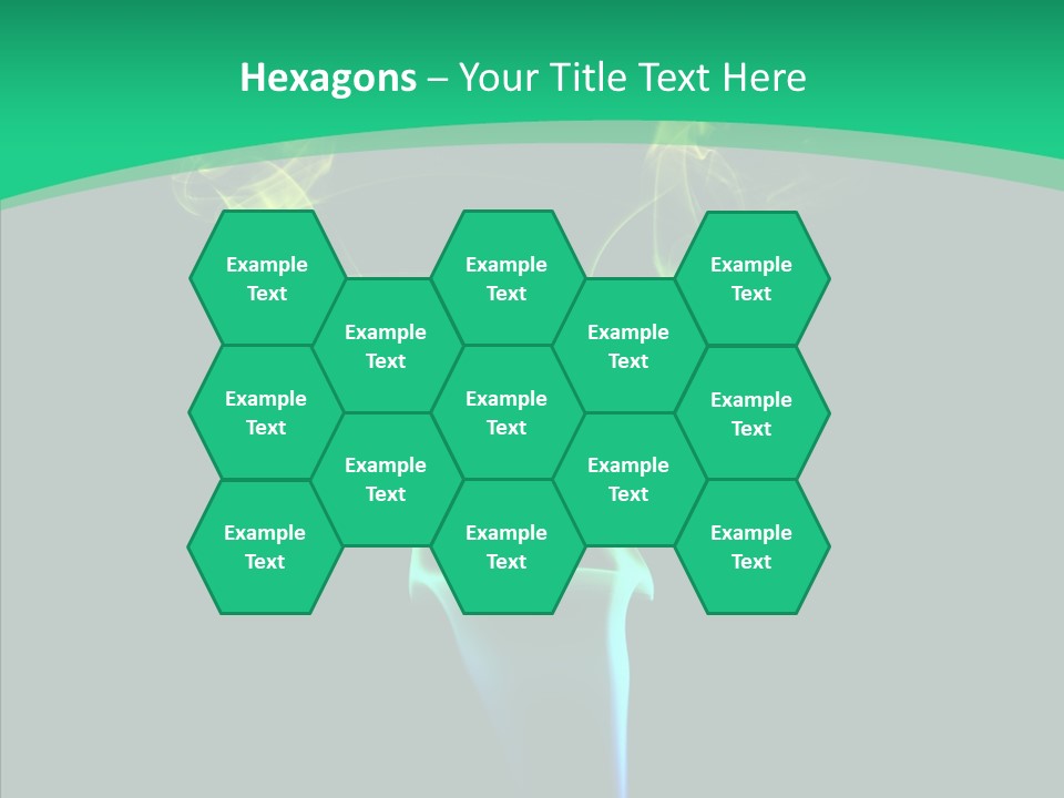 Smoke Shape Flowing PowerPoint Template