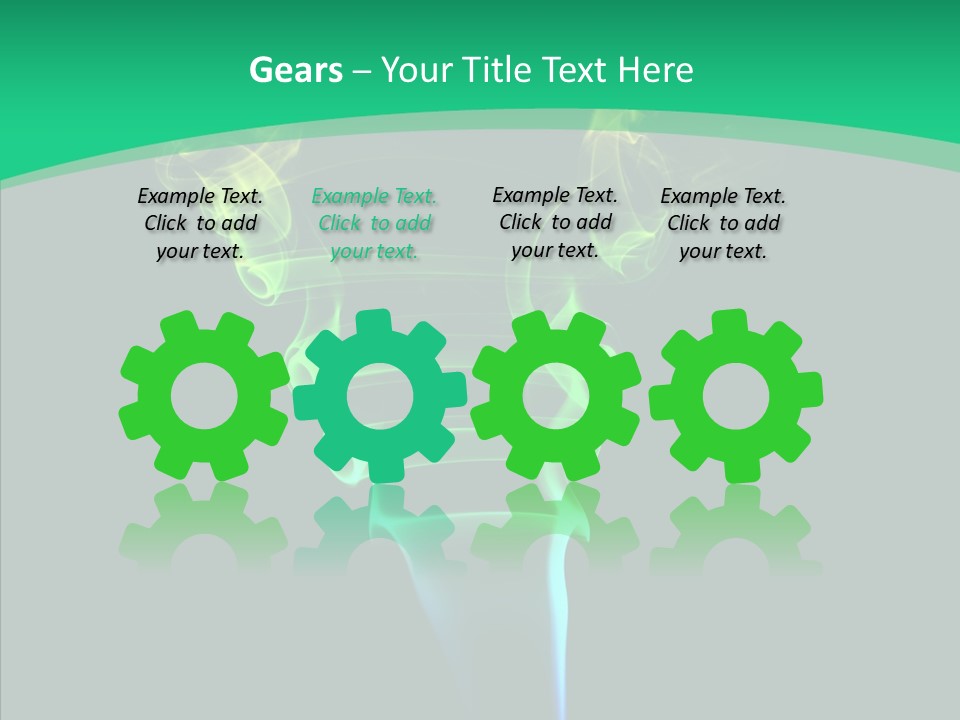 Smoke Shape Flowing PowerPoint Template