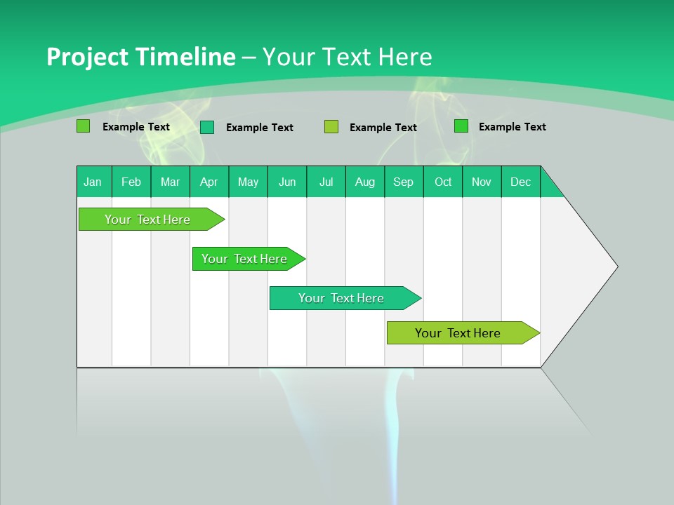 Smoke Shape Flowing PowerPoint Template