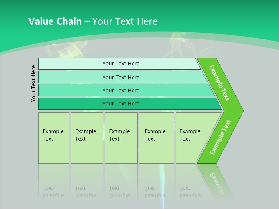 Smoke Shape Flowing PowerPoint Template