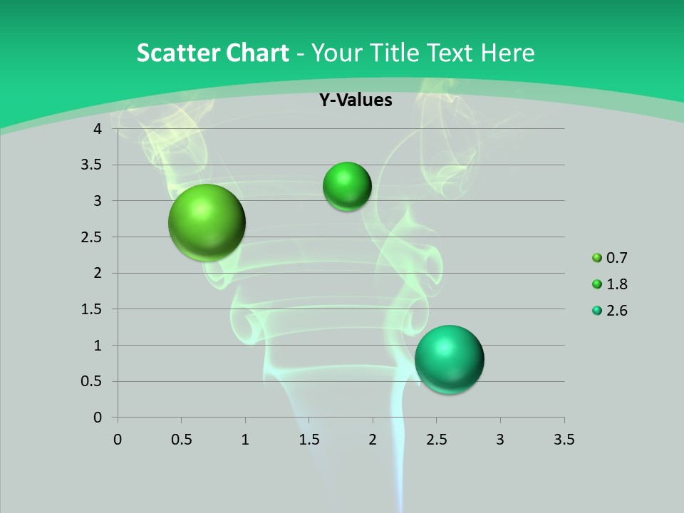 Smoke Shape Flowing PowerPoint Template