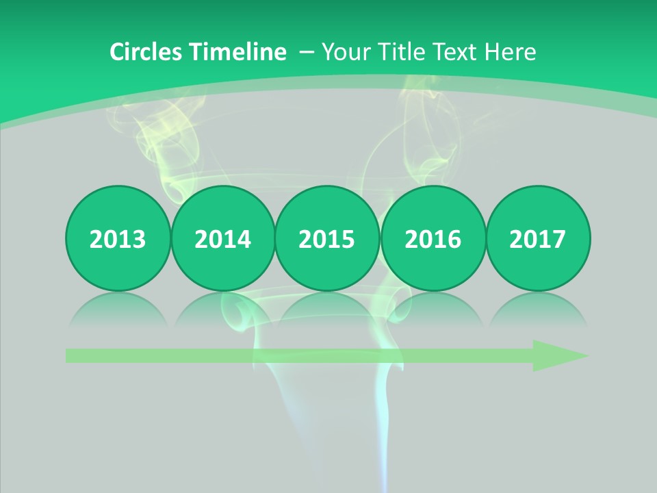 Smoke Shape Flowing PowerPoint Template