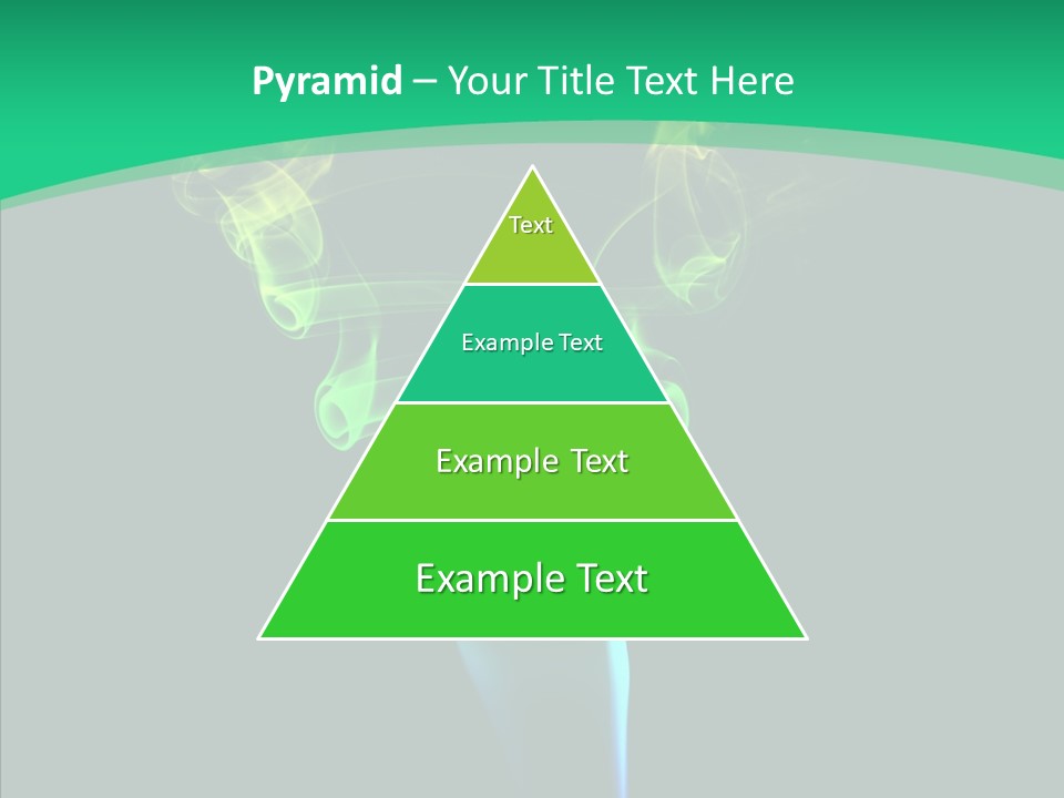 Smoke Shape Flowing PowerPoint Template
