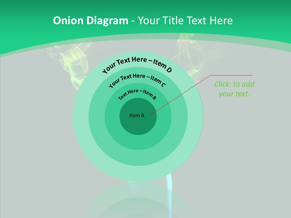 Smoke Shape Flowing PowerPoint Template