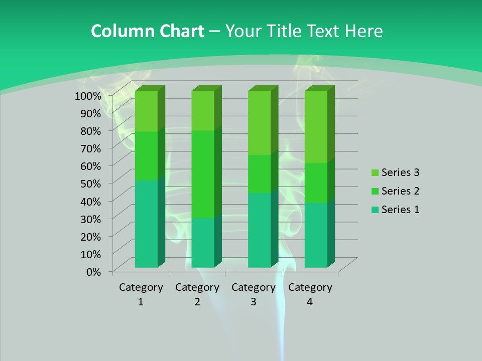 Smoke Shape Flowing PowerPoint Template