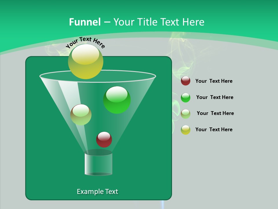 Smoke Shape Flowing PowerPoint Template