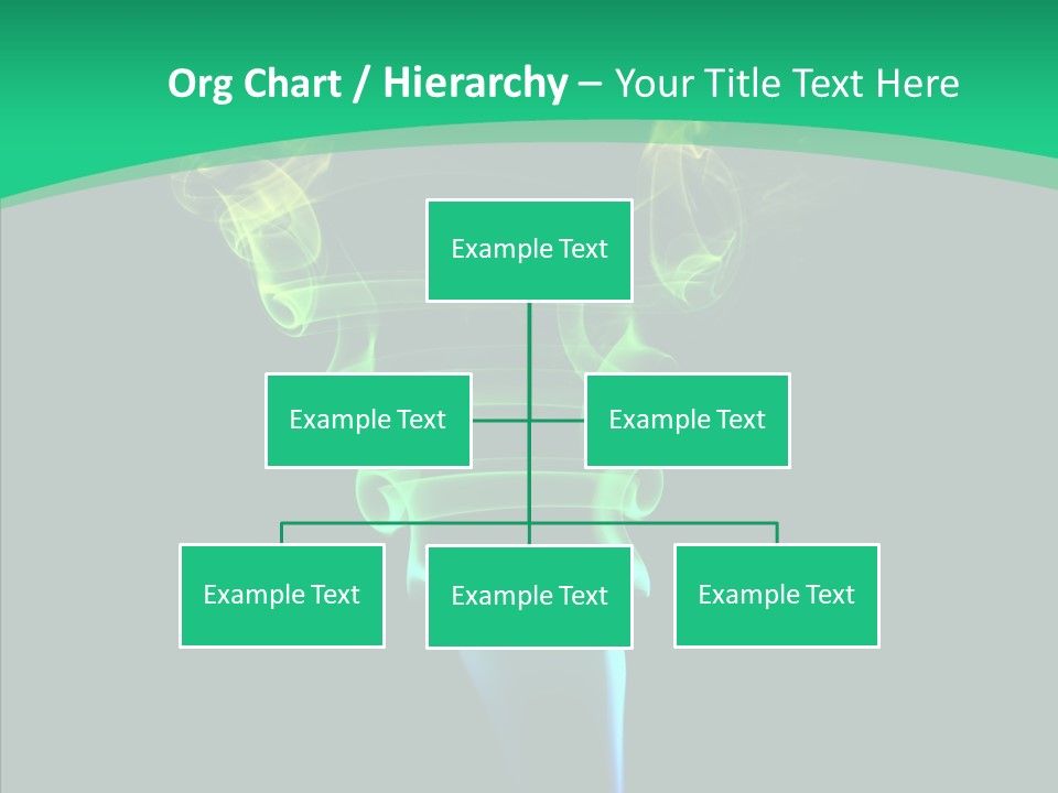 Smoke Shape Flowing PowerPoint Template