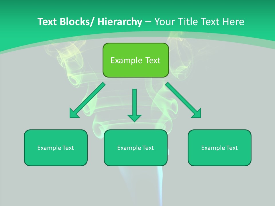 Smoke Shape Flowing PowerPoint Template