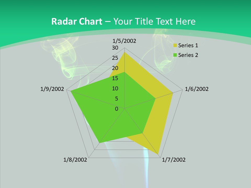 Smoke Shape Flowing PowerPoint Template