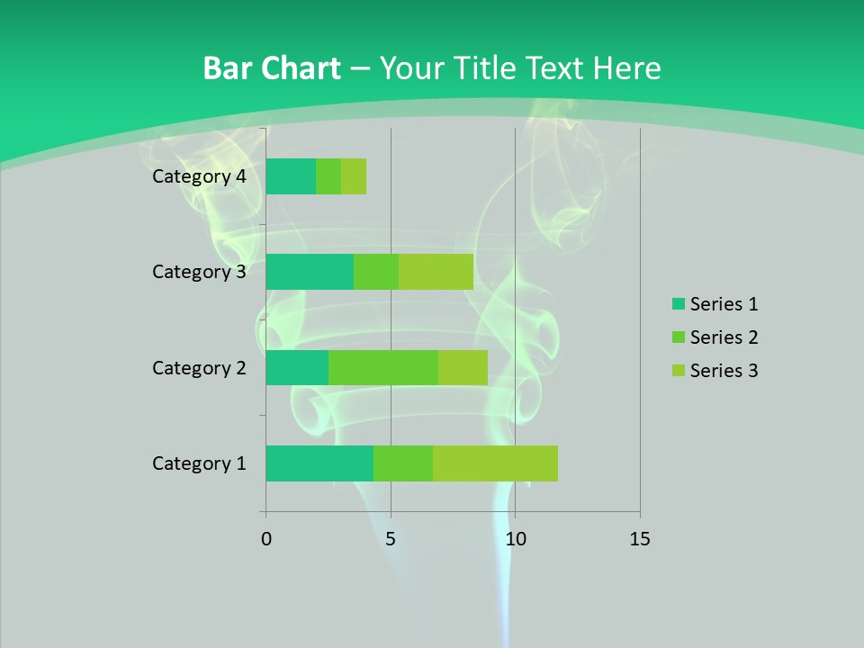 Smoke Shape Flowing PowerPoint Template