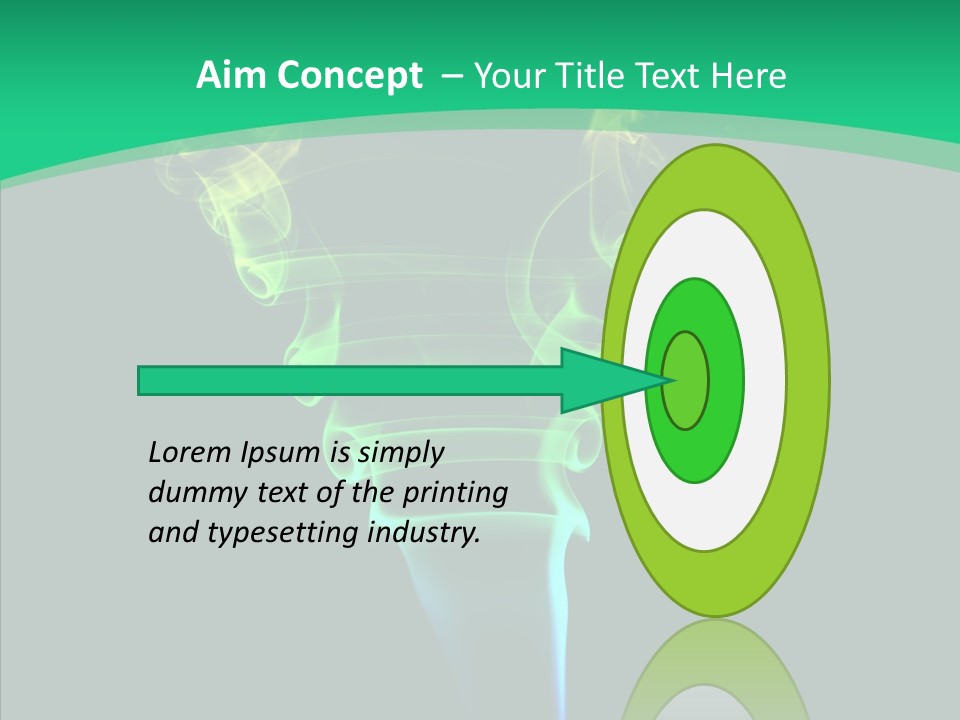 Smoke Shape Flowing PowerPoint Template