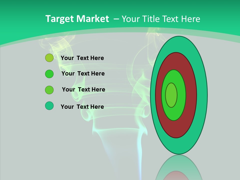 Smoke Shape Flowing PowerPoint Template