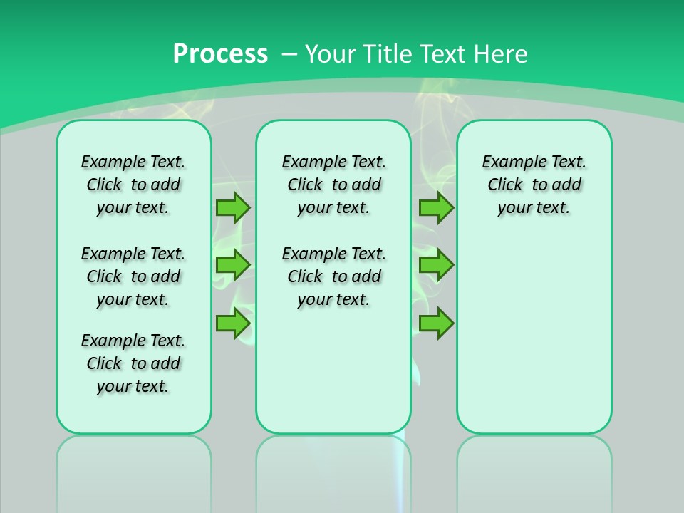 Smoke Shape Flowing PowerPoint Template