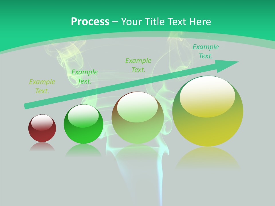 Smoke Shape Flowing PowerPoint Template