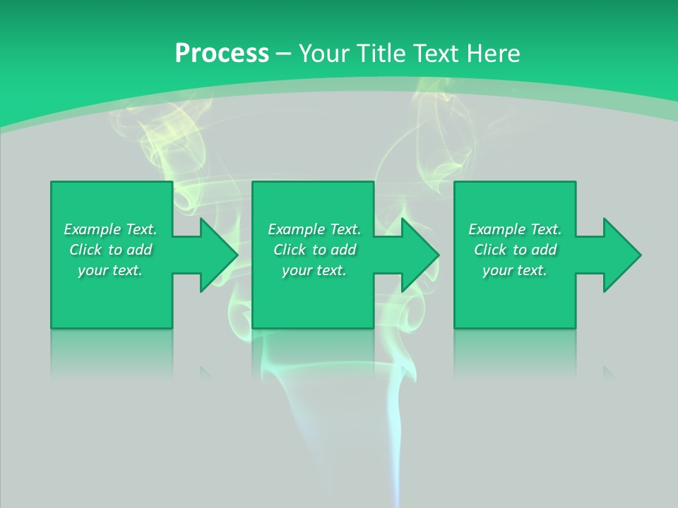 Smoke Shape Flowing PowerPoint Template
