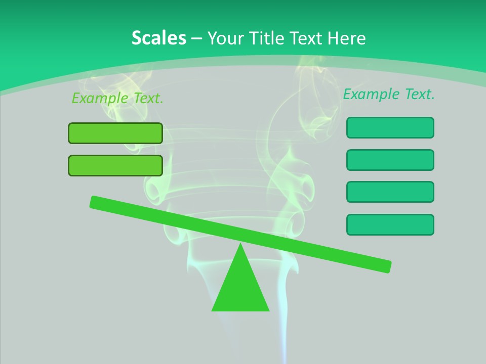 Smoke Shape Flowing PowerPoint Template