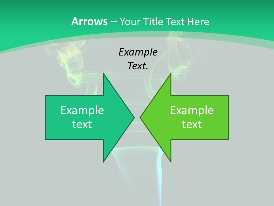 Smoke Shape Flowing PowerPoint Template