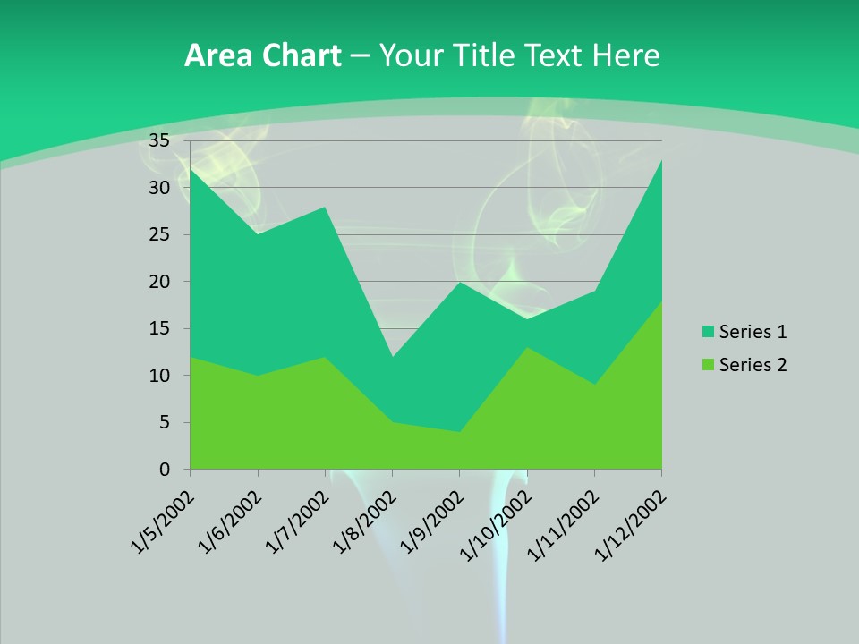 Smoke Shape Flowing PowerPoint Template