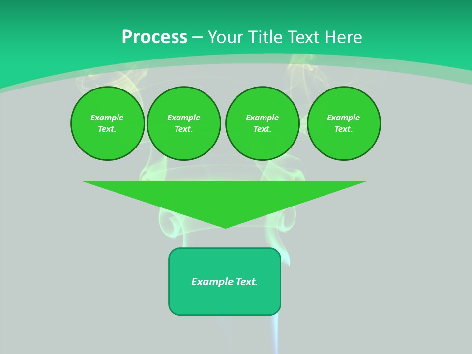 Smoke Shape Flowing PowerPoint Template