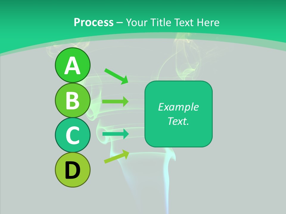 Smoke Shape Flowing PowerPoint Template