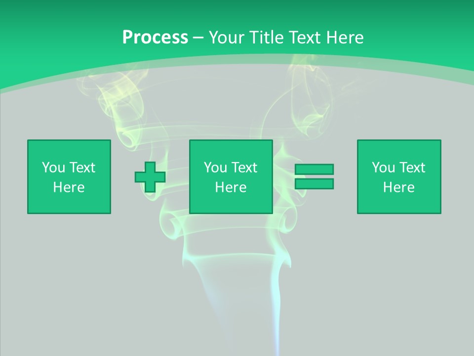 Smoke Shape Flowing PowerPoint Template