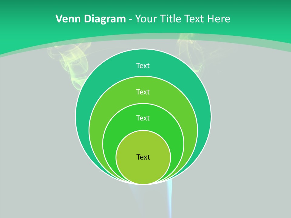 Smoke Shape Flowing PowerPoint Template