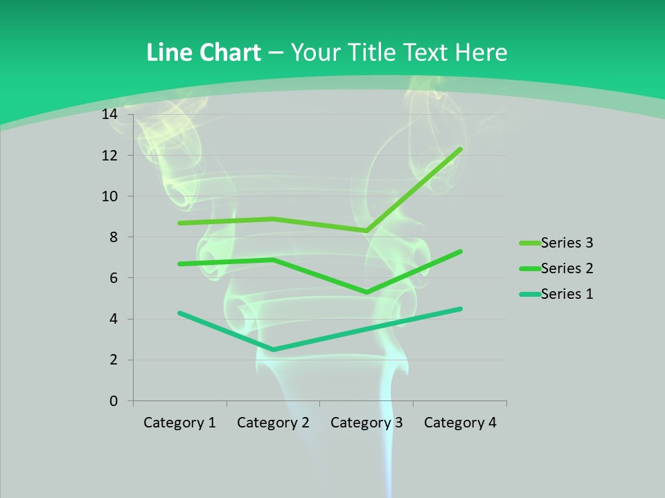 Smoke Shape Flowing PowerPoint Template
