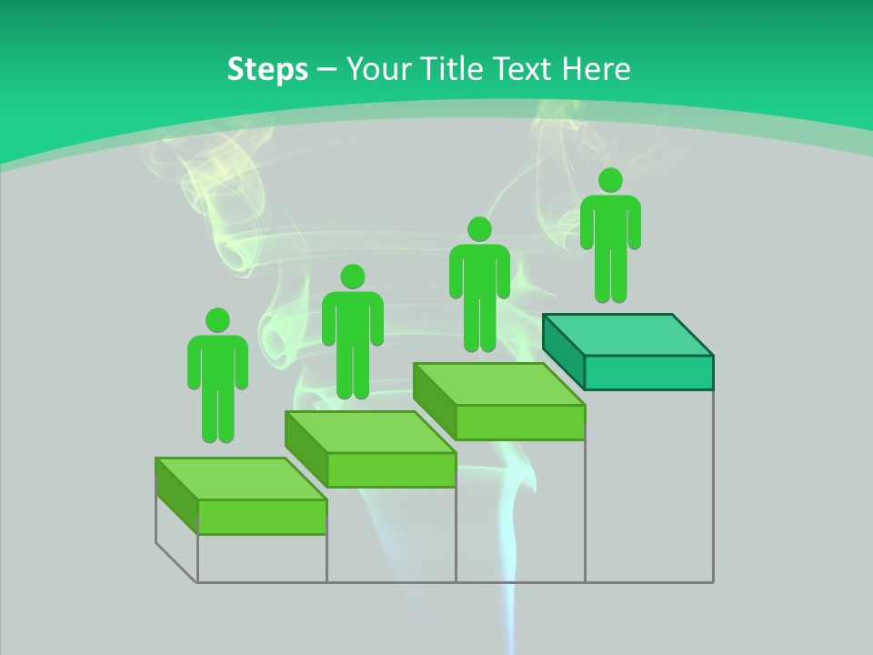 Smoke Shape Flowing PowerPoint Template
