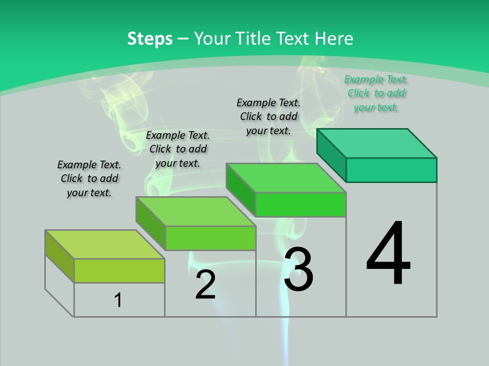 Smoke Shape Flowing PowerPoint Template