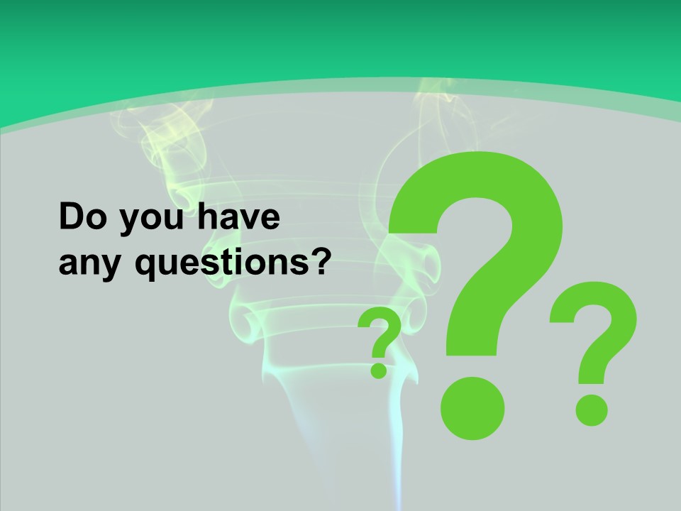 Smoke Shape Flowing PowerPoint Template