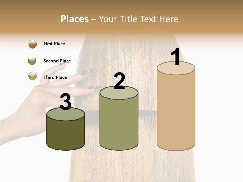 Background Long Hair PowerPoint Template