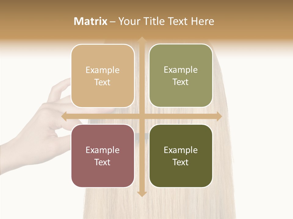 Background Long Hair PowerPoint Template