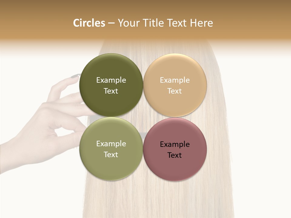 Background Long Hair PowerPoint Template