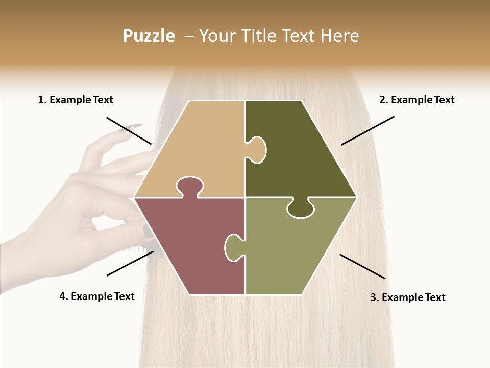 Background Long Hair PowerPoint Template