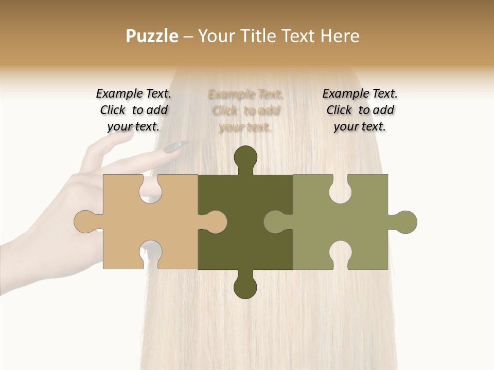 Background Long Hair PowerPoint Template