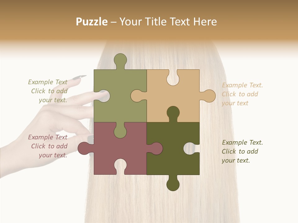 Background Long Hair PowerPoint Template