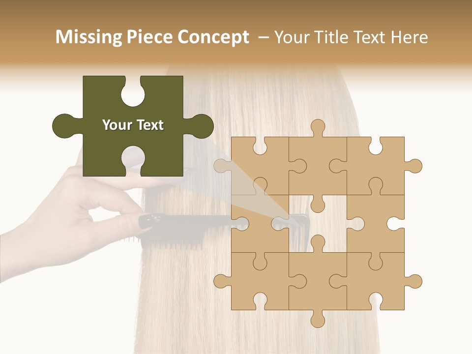 Background Long Hair PowerPoint Template