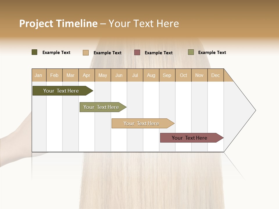 Background Long Hair PowerPoint Template